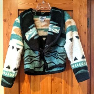 Together West Navajo Western fleece jacket
